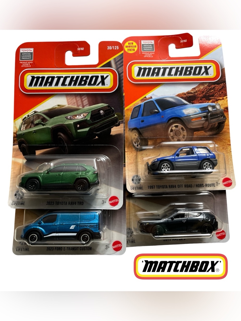 Matchbox Die-Cast 2026 Vehicles Pack - 4 sub